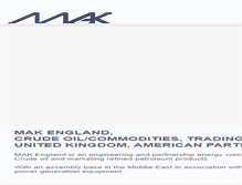 Tablet Screenshot of makengland.com